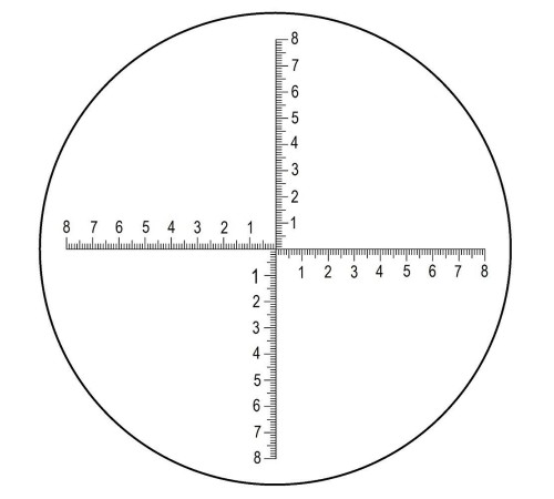 Окуляр для микроскопа 10x/18 со шкалой (D 23.2 мм)