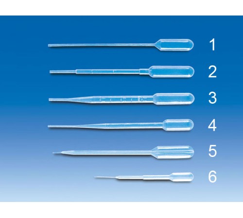 Пипетки Пастера VITLAB, объем 2,0 мл, PE-LD