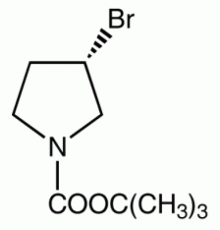 (S) - (+) - 1-Вос-3-бромпирролидин, 95%, Alfa Aesar, 1 г