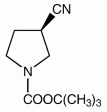 (R) - (-) - 1-Вос-3-цианопирролидин, 95%, Alfa Aesar, 250 мг