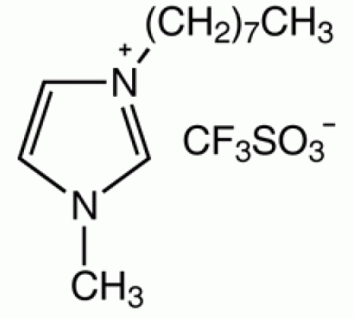 1-метил-3-н-октилимидазолий трифторметансульфонат, 97%, Alfa Aesar, 1 г
