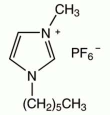 1-н-гексил-3-метилимидазолия, гексафторфосфат, 99%, Alfa Aesar, 50 г