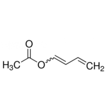 1-Ацетокси-1, 3-бутадиен, цис + транс, 90 +%, удар. с 0,1% 4-трет-бутилкатехола, Alfa Aesar, 10г