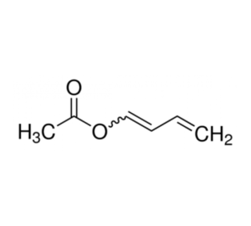 1-Ацетокси-1, 3-бутадиен, цис + транс, 90 +%, удар. с 0,1% 4-трет-бутилкатехола, Alfa Aesar, 10г