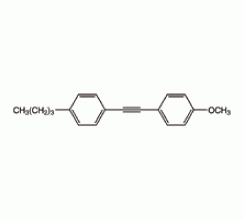 1-н-бутил-4 - [(4-метоксифенил) этинил] бензол, 99 +%, Alfa Aesar, 10г