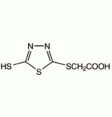 (5-меркапто-1, 3,4-тиадиазол-2-тио) уксусной кислоты, 96%, Alfa Aesar, 1г