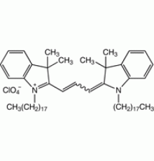 1,1 '-ди-н-октадецил-3, 3,3', 3'-тетраметилиндокарбоцианин перхлорат, 97%, Alfa Aesar, 100 мг