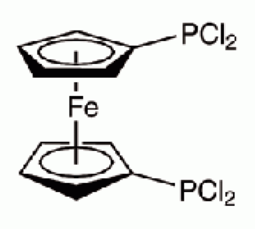 1,1 '-бис (дихлорфосфино) ферроцен, 98%, Alfa Aesar, 1г