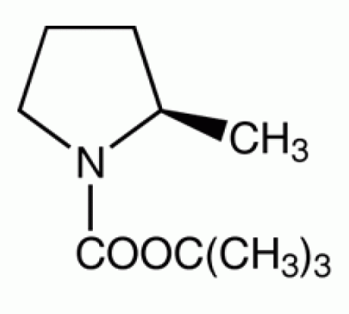 (R) - (-) - 1-Вос-2-метилпирролидин, 96 +%, Alfa Aesar, 250 мг