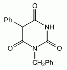 1-Бензил-5-фенилбарбитуровая кислота, 98 +%, Alfa Aesar, 25 г